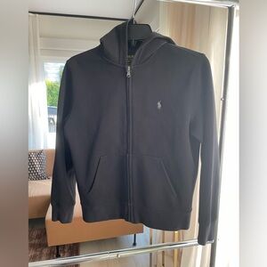 Polo Ralph Lauren Black Zip-Up Hoodie